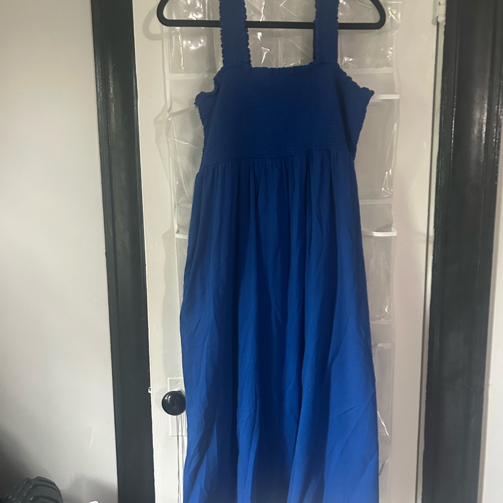 Old Navy XL Petite Royal Blue Maxi Dress
